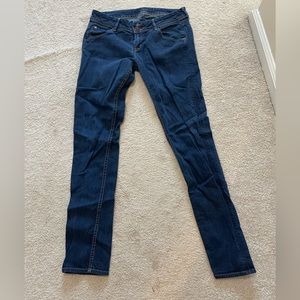 Hudson dark wash straight leg jeans